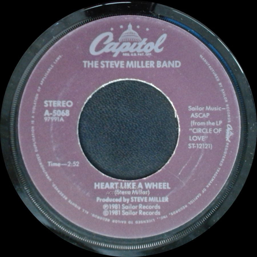 The Steve Miller Band - True Fine Love / Heart Like A Wheel side B