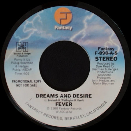 Fever - Dreams And Desire / Dreams And Desire side B