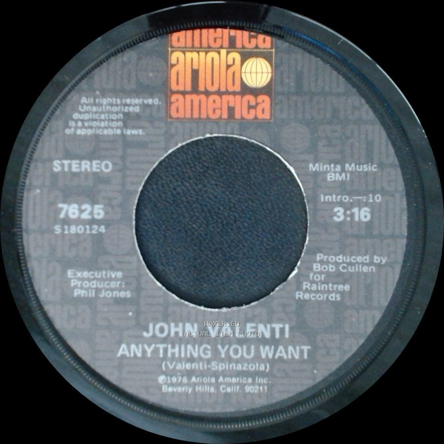 John Valenti - That's The Way Life Goes / Anything You Want side A