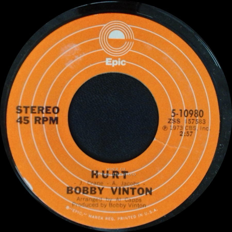Bobby Vinton - I Love You The Way You Are / Hurt side A