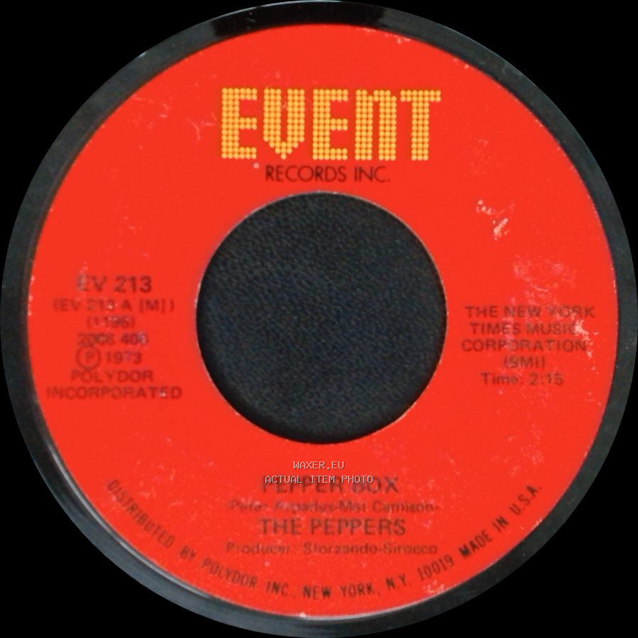 The Peppers - Pepper Box / Pinch Of Salt side A