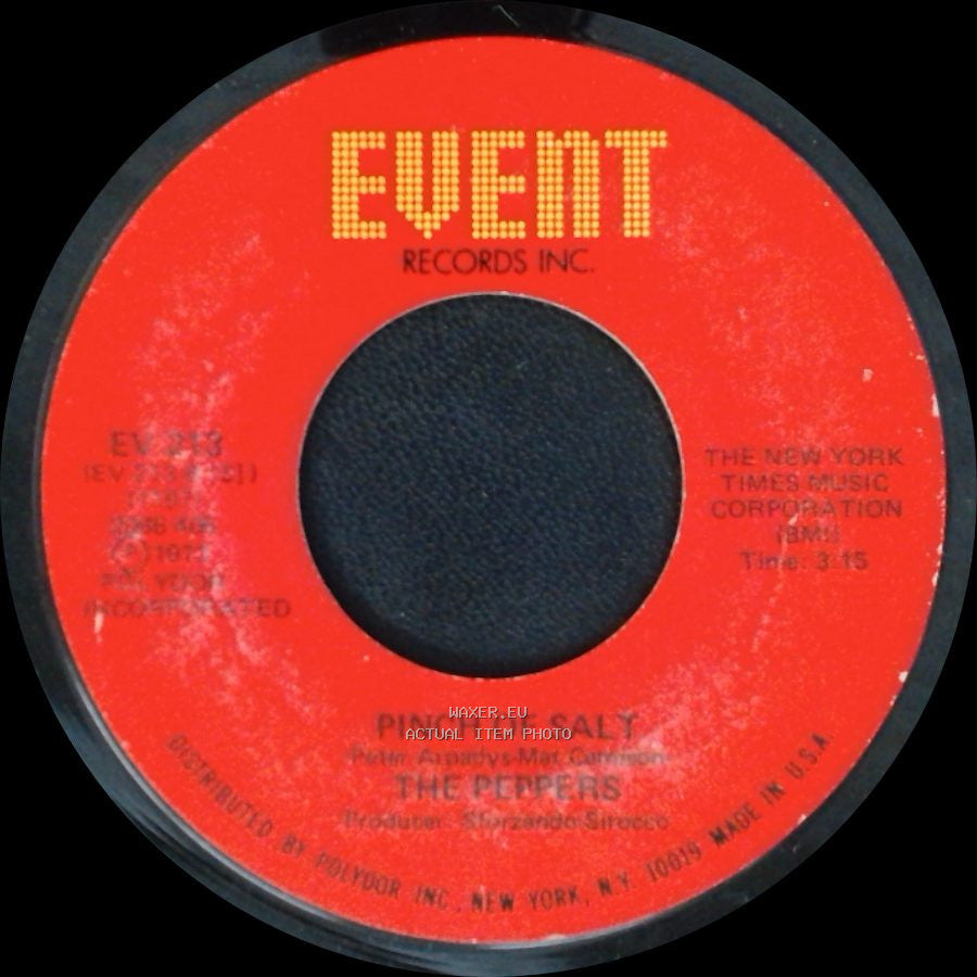 The Peppers - Pepper Box / Pinch Of Salt side B