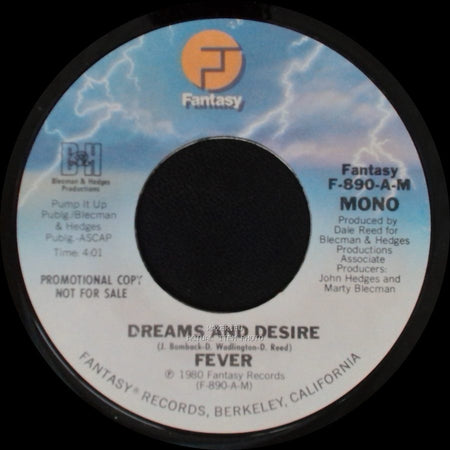 Fever - Dreams And Desire / Dreams And Desire side B