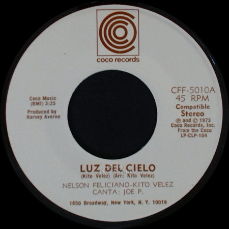 Nelson Feliciano-Kito Velez - Como A Cambiado Borinquen / Luz Del Cielo side B