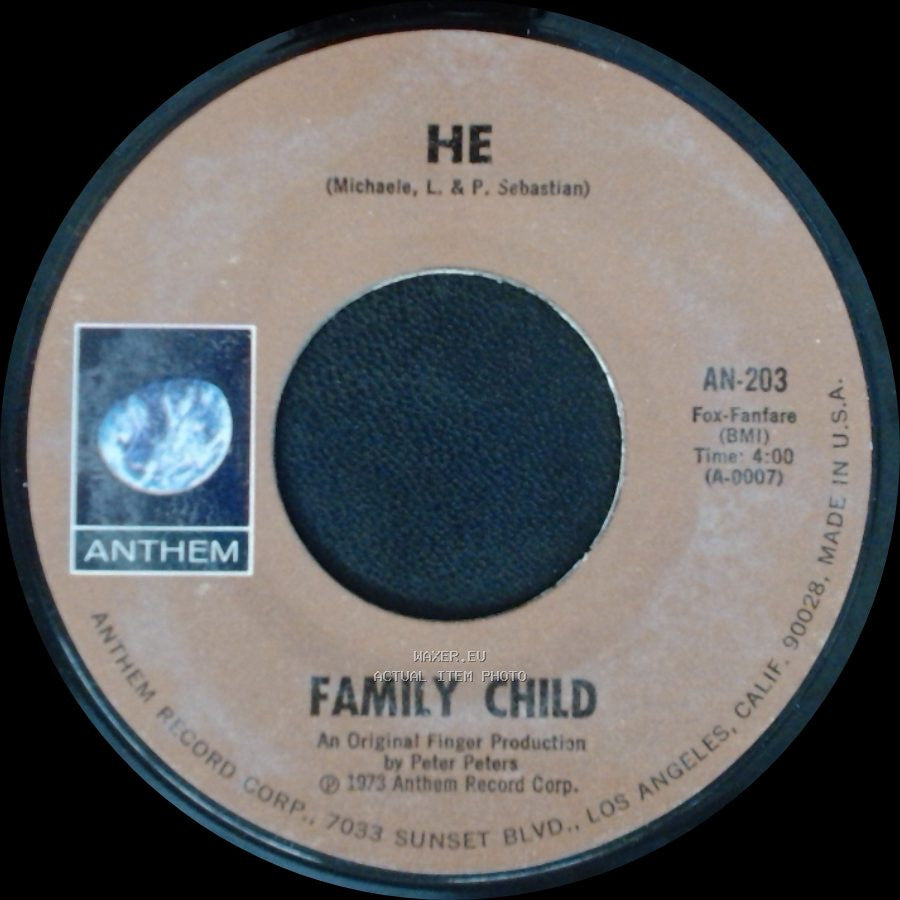 Family Child - He / What About The Music side A
