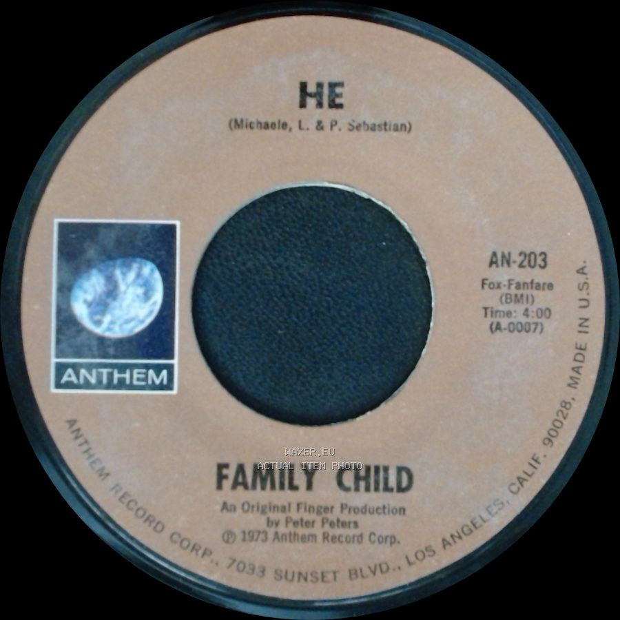 He - What About The Music / Family Child side B