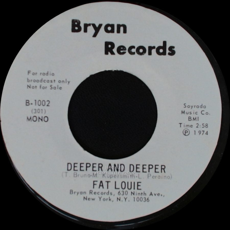 Fat Louie - Deeper And Deeper / Deeper And Deeper side A
