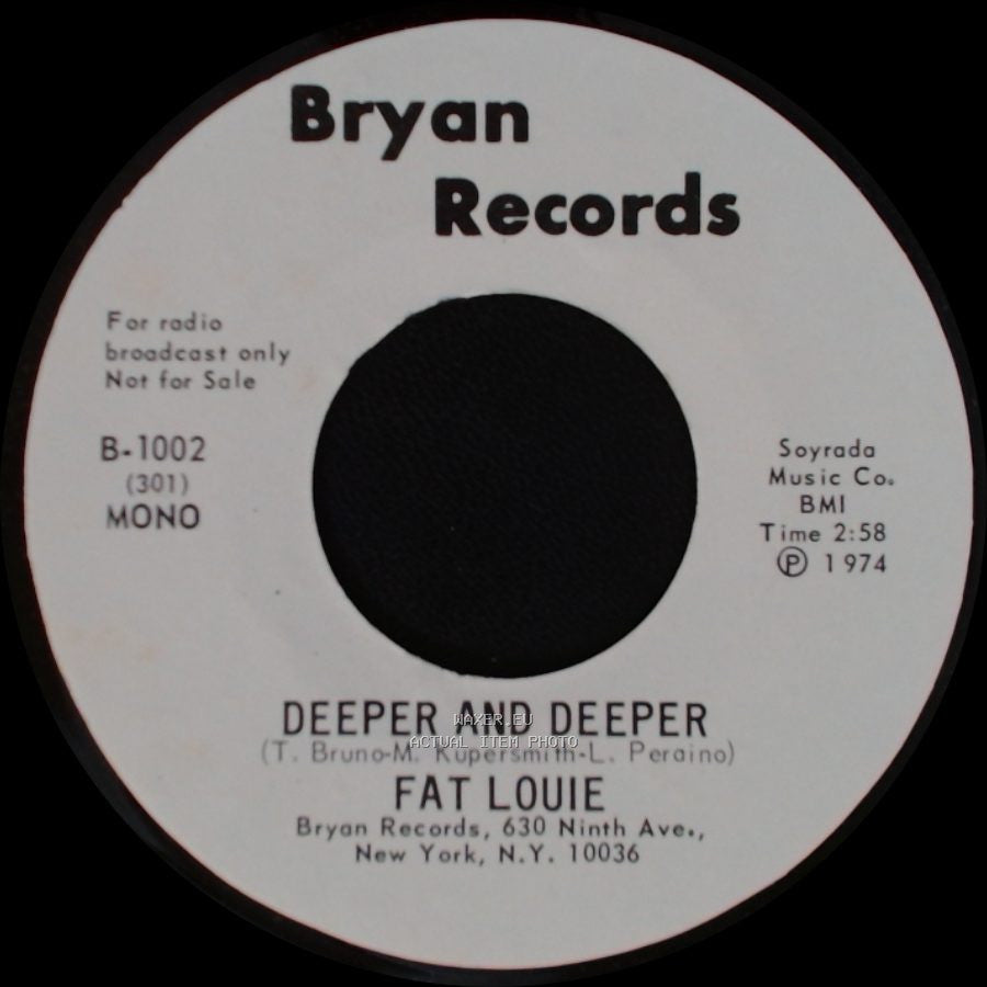Fat Louie - Deeper And Deeper / Deeper And Deeper side B