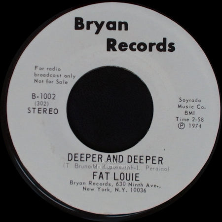 Fat Louie - Deeper And Deeper / Deeper And Deeper side B