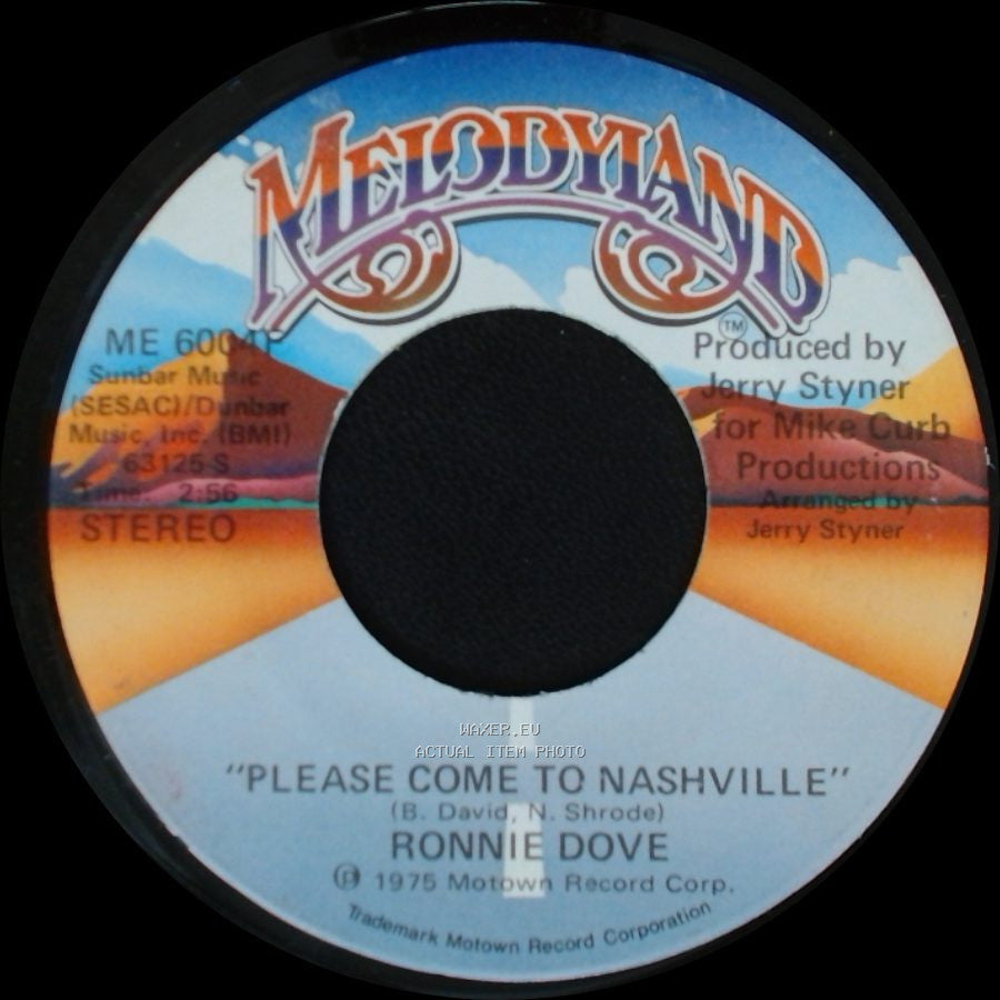 Ronnie Dove - Please Come To Nashville / Please Come To Nashville side A