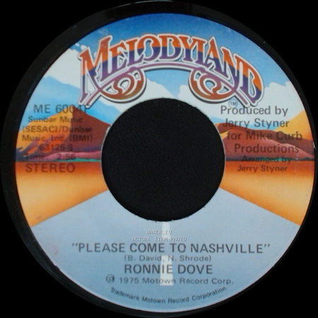 Ronnie Dove - Please Come To Nashville / Please Come To Nashville side A