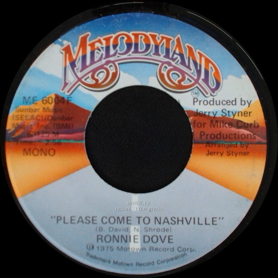 Ronnie Dove - Please Come To Nashville / Please Come To Nashville side A