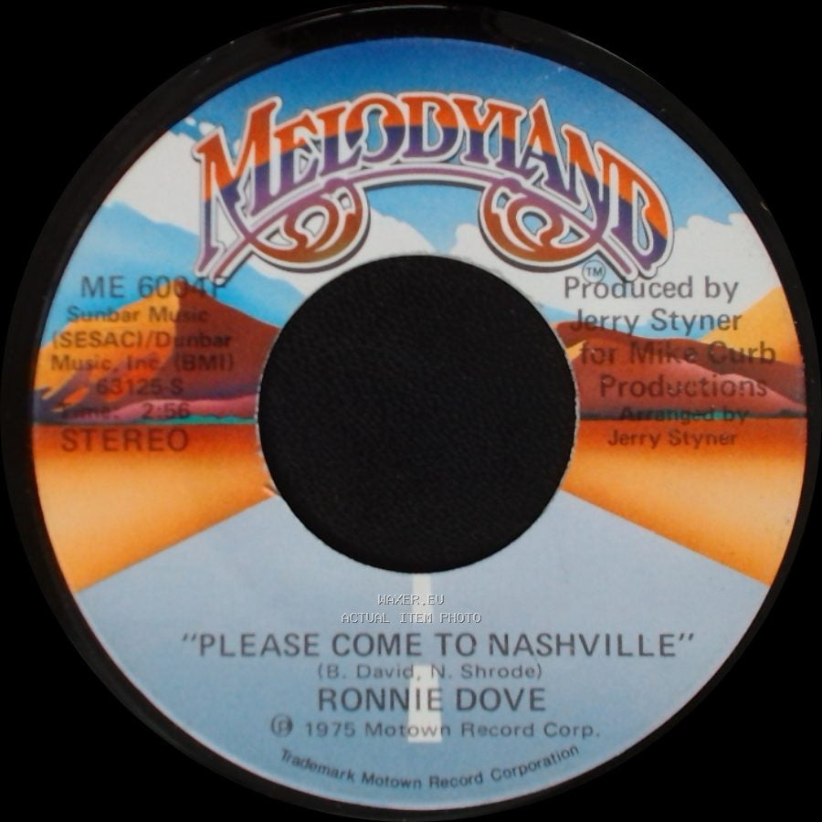Ronnie Dove - Please Come To Nashville / Please Come To Nashville side A