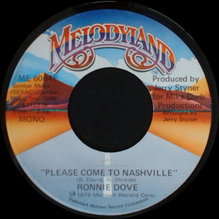 Ronnie Dove - Please Come To Nashville / Please Come To Nashville side B