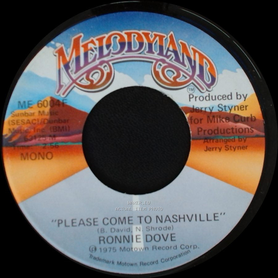 Ronnie Dove - Please Come To Nashville / Please Come To Nashville side B
