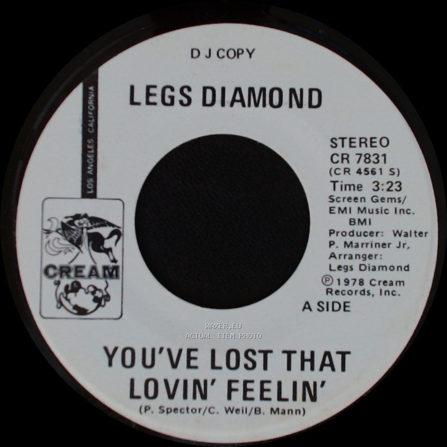 Legs Diamond - You've Lost That Lovin' Feelin' / You've Lost That Lovin' Feelin' side A
