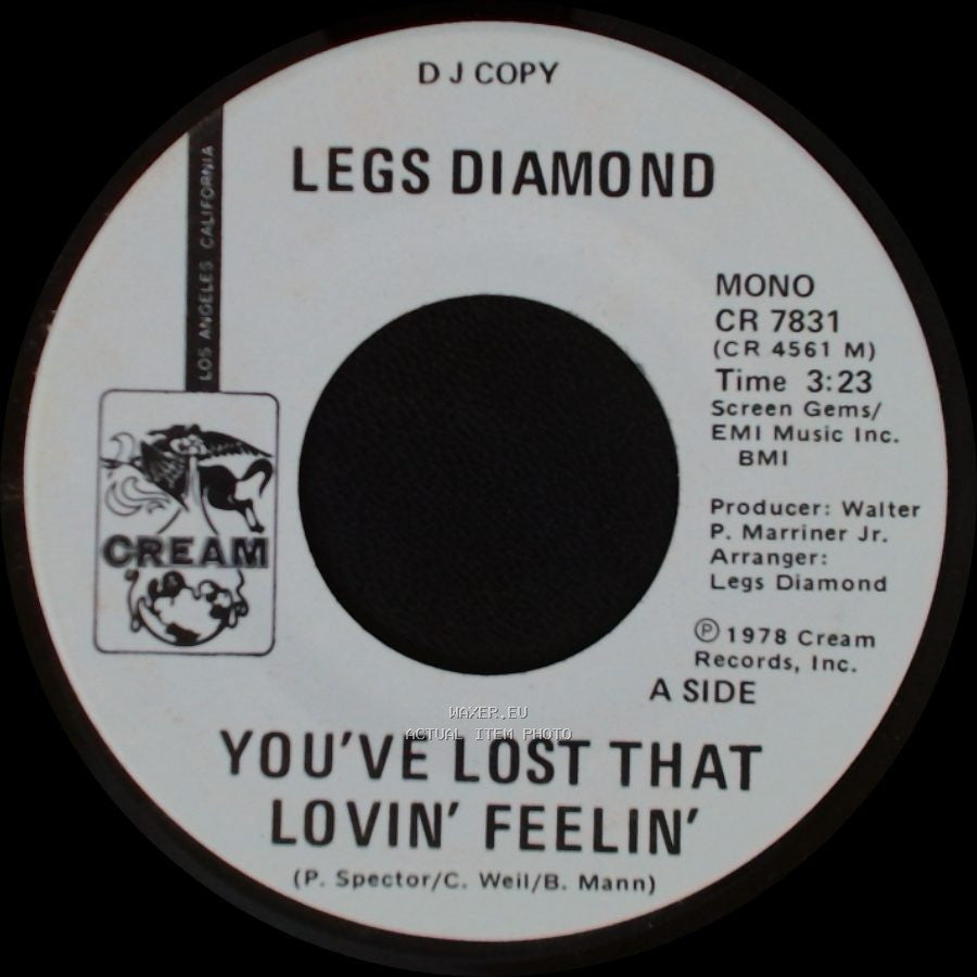 Legs Diamond - You've Lost That Lovin' Feelin' / You've Lost That Lovin' Feelin' side B