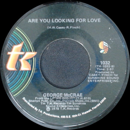 George Mccrae - I Want You Around Me / Are You Looking For Love side B