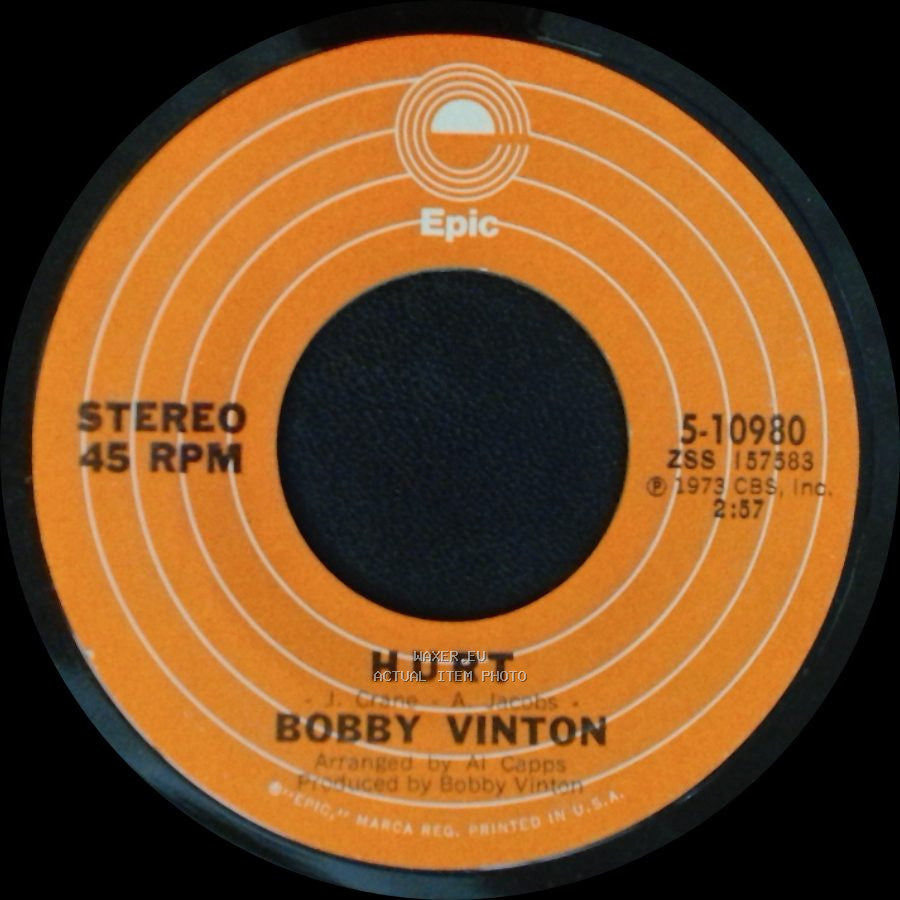 Bobby Vinton - I Love You The Way You Are / Hurt side A