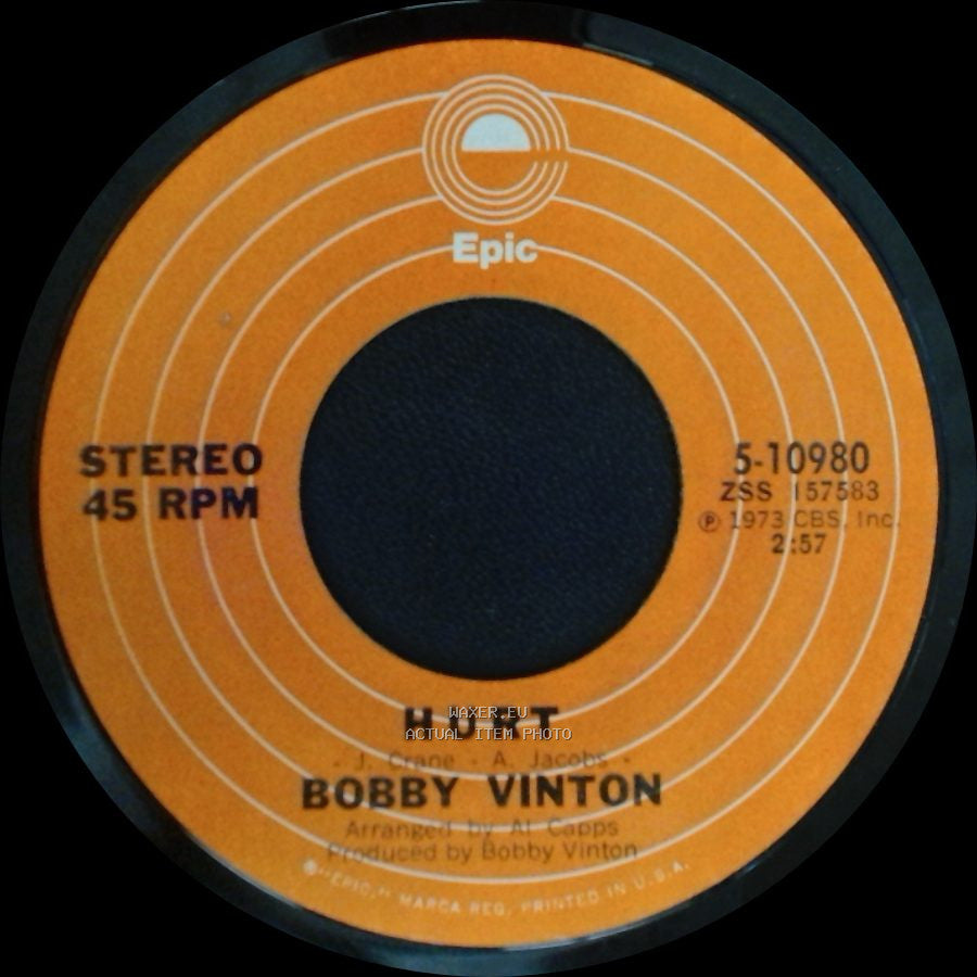 Bobby Vinton - I Love You The Way You Are / Hurt side A