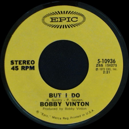 Bobby Vinton - When You Love / But I Do side B