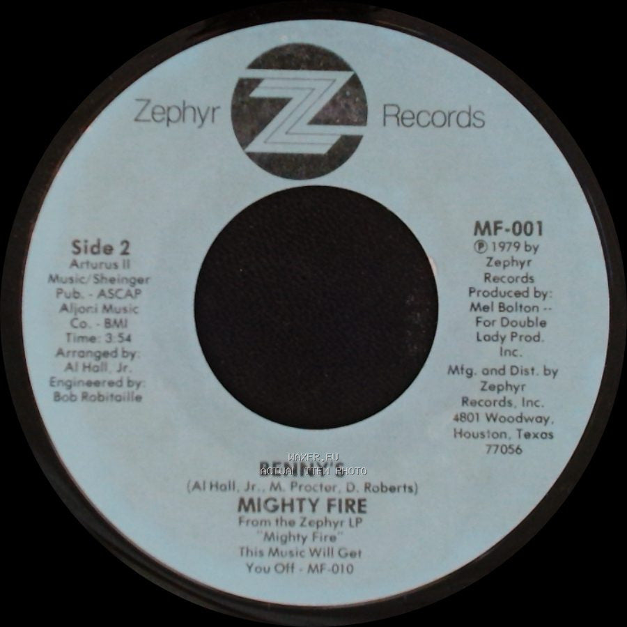 Mighty Fire - Country Freakin' / Benny's side B