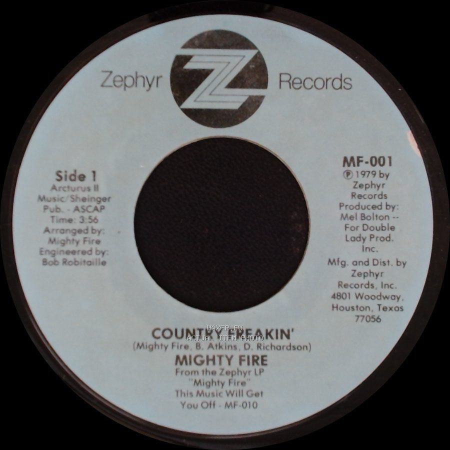 Mighty Fire - Country Freakin' / Benny's side A