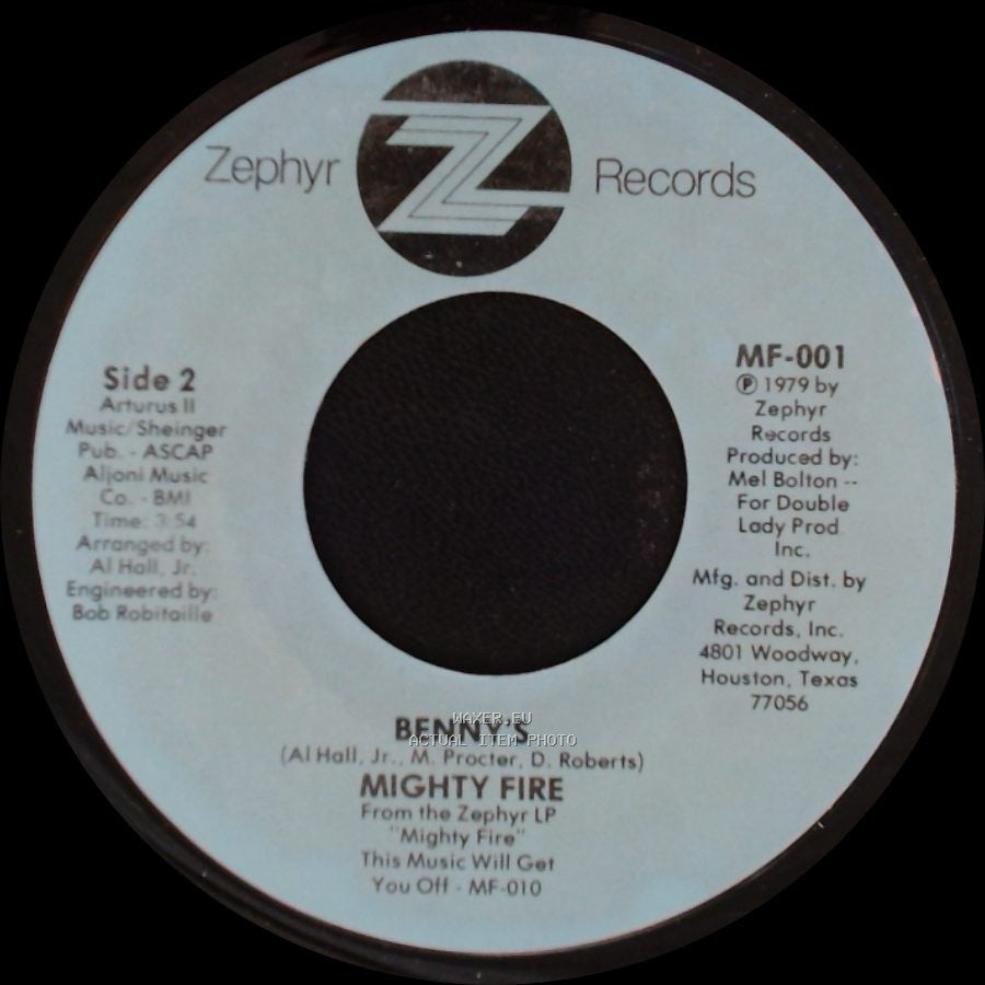 Mighty Fire - Country Freakin' / Benny's side B