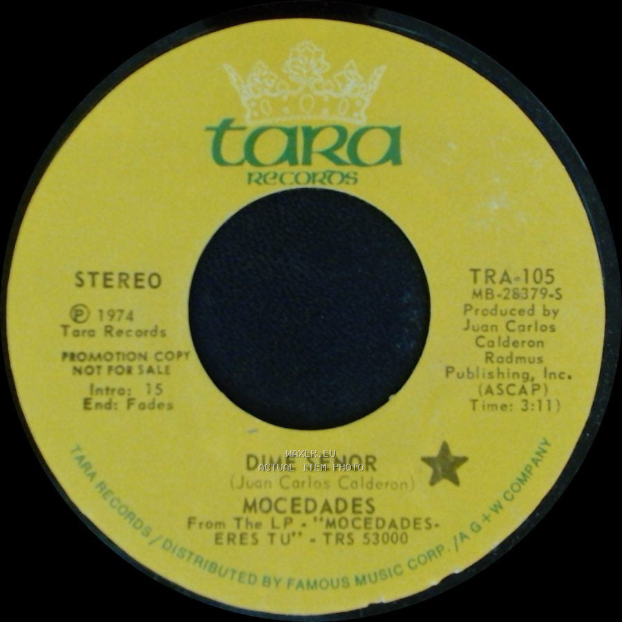 Mocedades - Dime Senor / I Ask The Lord side A