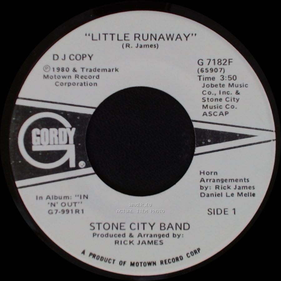 Stone City Band - Little Runaway / Little Runaway side B