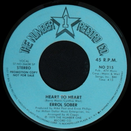 Errol Sober - Heart To Heart / Heart To Heart side A