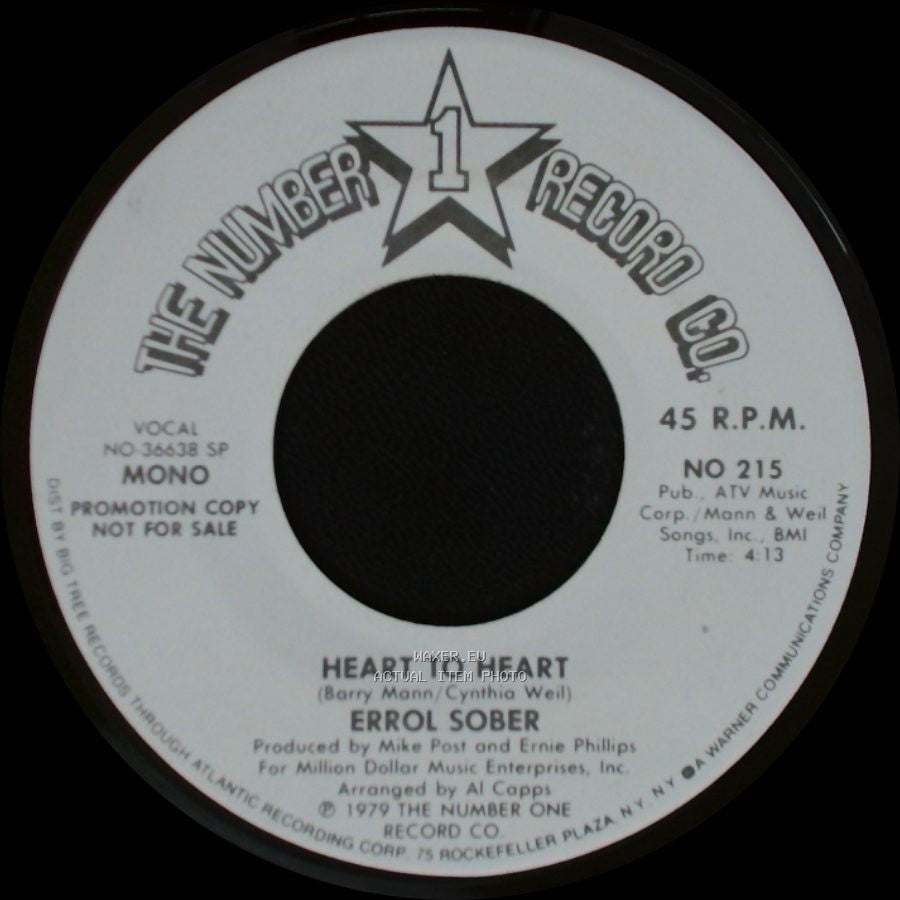 Errol Sober - Heart To Heart / Heart To Heart side B