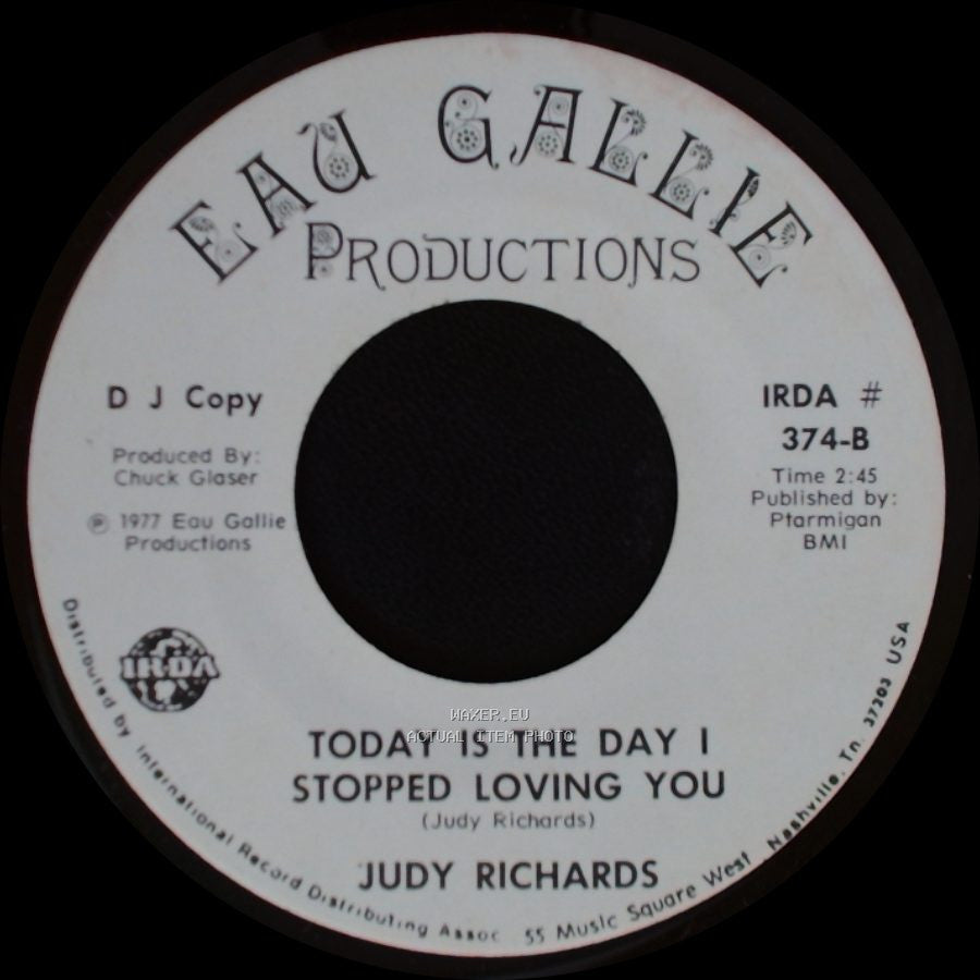 Judy Richards - Today Is The Day I Stopped Loving You / Love Among The People (The New Spirit) side A