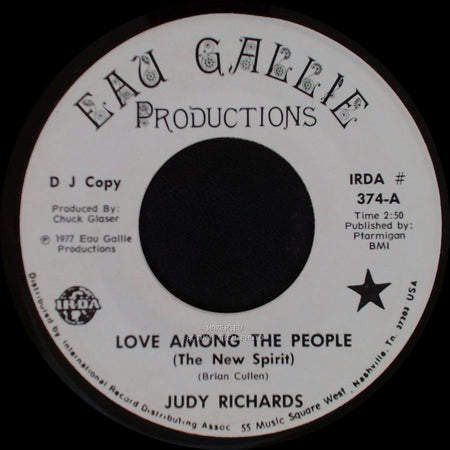 Judy Richards - Today Is The Day I Stopped Loving You / Love Among The People (The New Spirit) side B