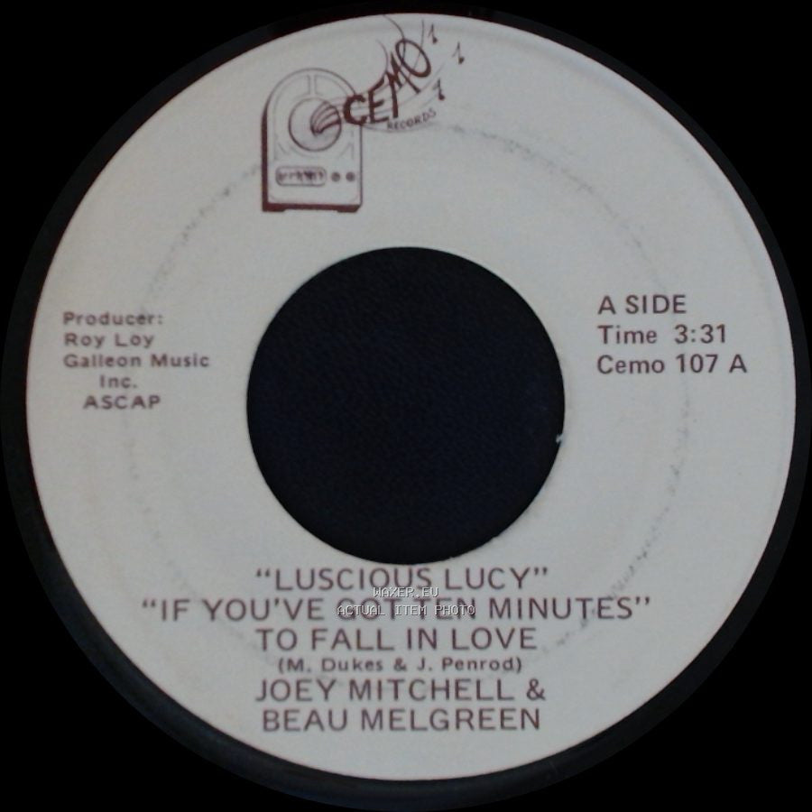 Joey Mitchell & Beau Melgreen - Luscious Lucy / If You've Got Ten Minutes To Fall In Love / "You Don't Talk To A" Lady That Way side A