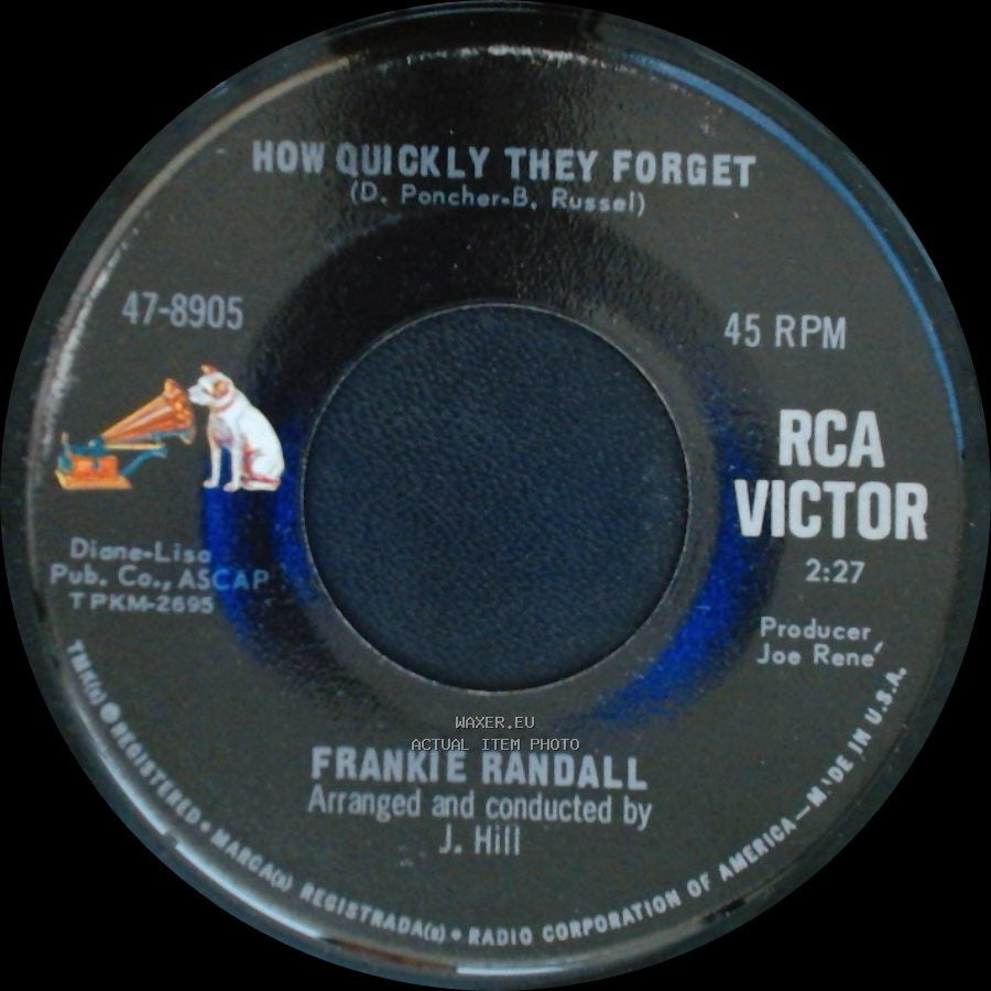 Frankie Randall - How Quickly They Forget / Spanish Flea side A