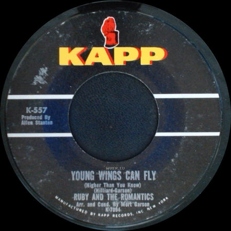 Ruby And The Romantics - Young Wings Can Fly / Day Dreaming side A