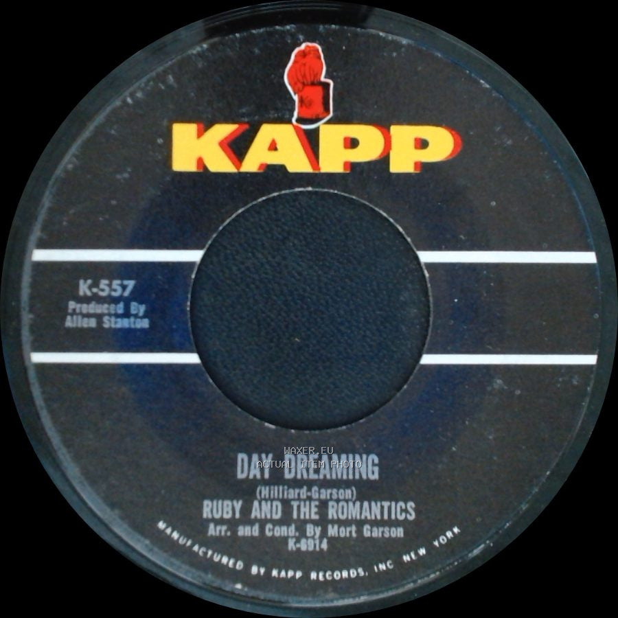 Ruby And The Romantics - Young Wings Can Fly / Day Dreaming side B