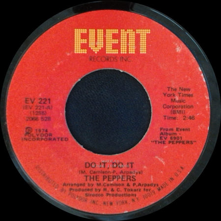 The Peppers - Just A Rock / Do It, Do It side B