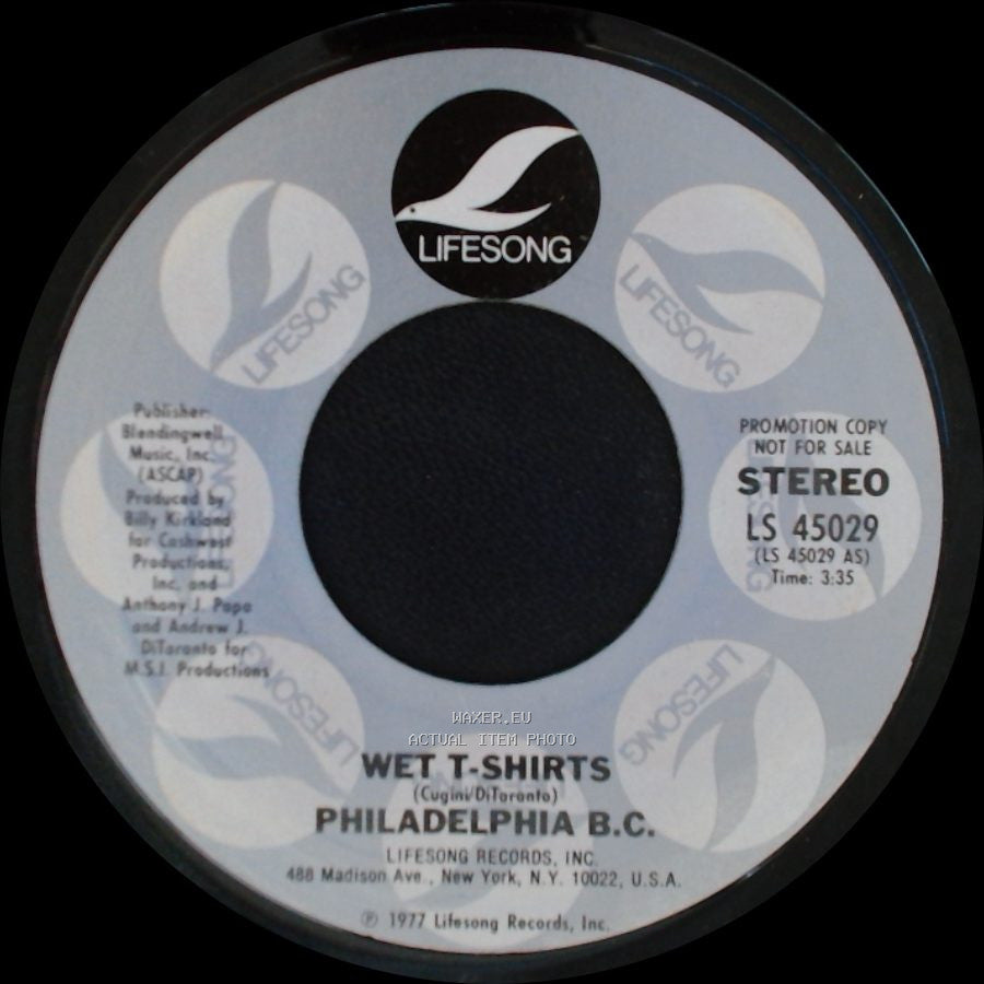 Philadelphia B.C. - Wet T-Shirts / Wet T-Shirts side B