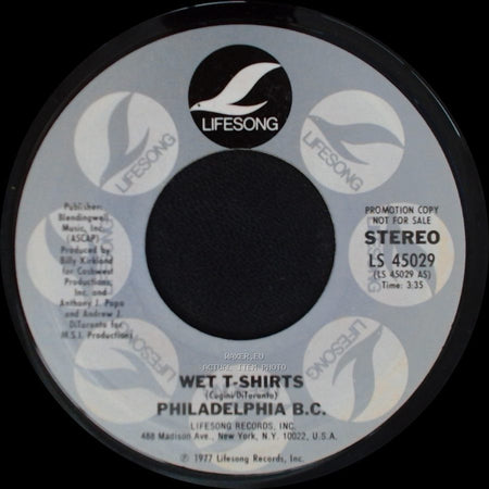 Philadelphia B.C. - Wet T-Shirts / Wet T-Shirts side B