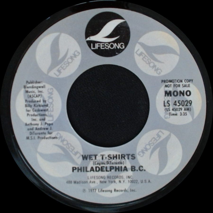 Philadelphia B.C. - Wet T-Shirts / Wet T-Shirts side A