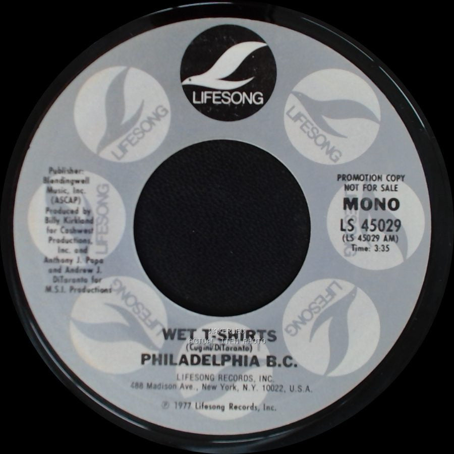 Philadelphia B.C. - Wet T-Shirts / Wet T-Shirts side B