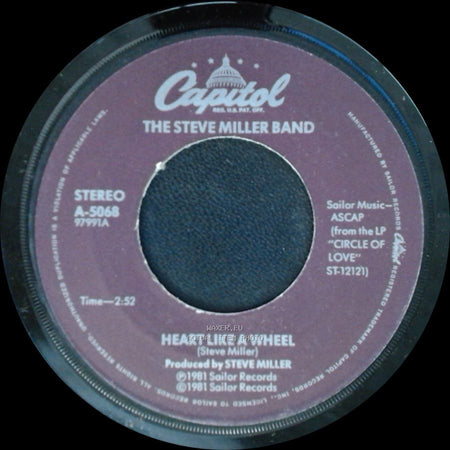 The Steve Miller Band - True Fine Love / Heart Like A Wheel side B