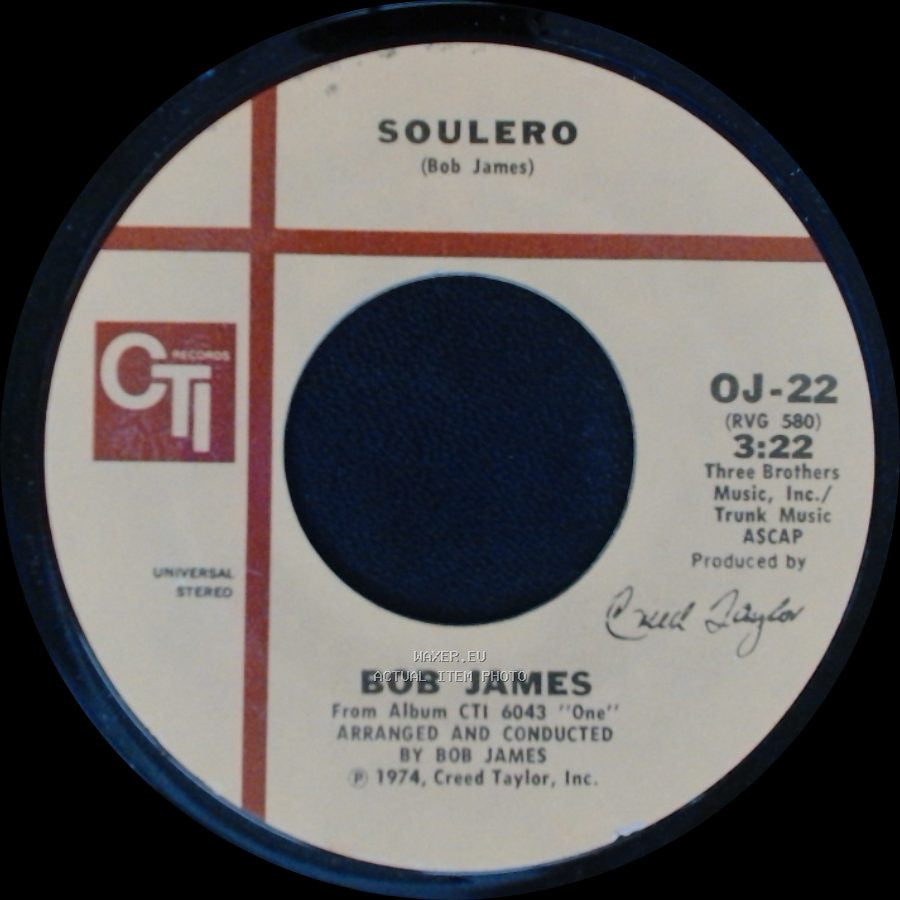 Bob James - In The Garden / Soulero side B