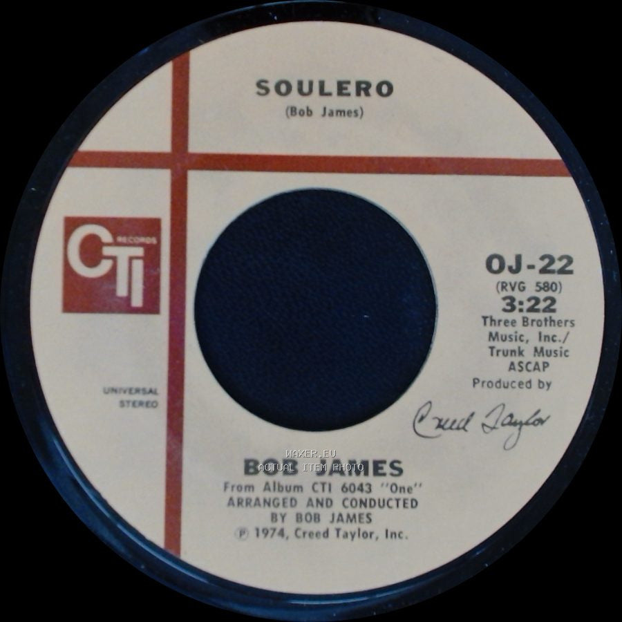 Bob James - In The Garden / Soulero side A