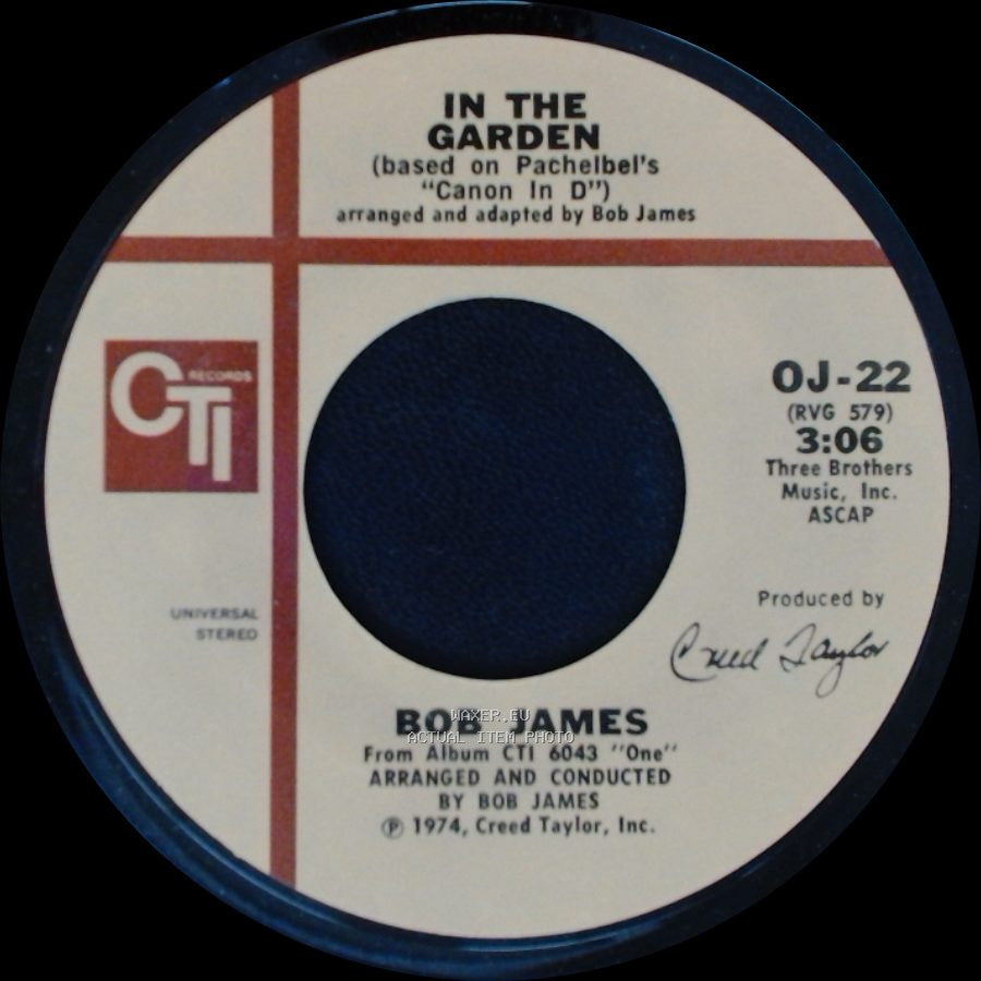 Bob James - In The Garden / Soulero side B