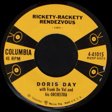 Doris Day With Frank De Vol And His Orchestra - The Man Who Invented Love / Rickety-Rackety Rendezvous side B