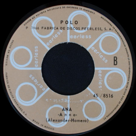 Polo - El Ultimo Beso -Last Kiss- / Ana - Anna (Alexander-Homero) side B