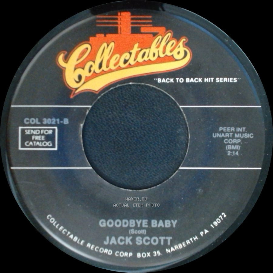 Jack Scott - Goodbye Baby / My True Love side A